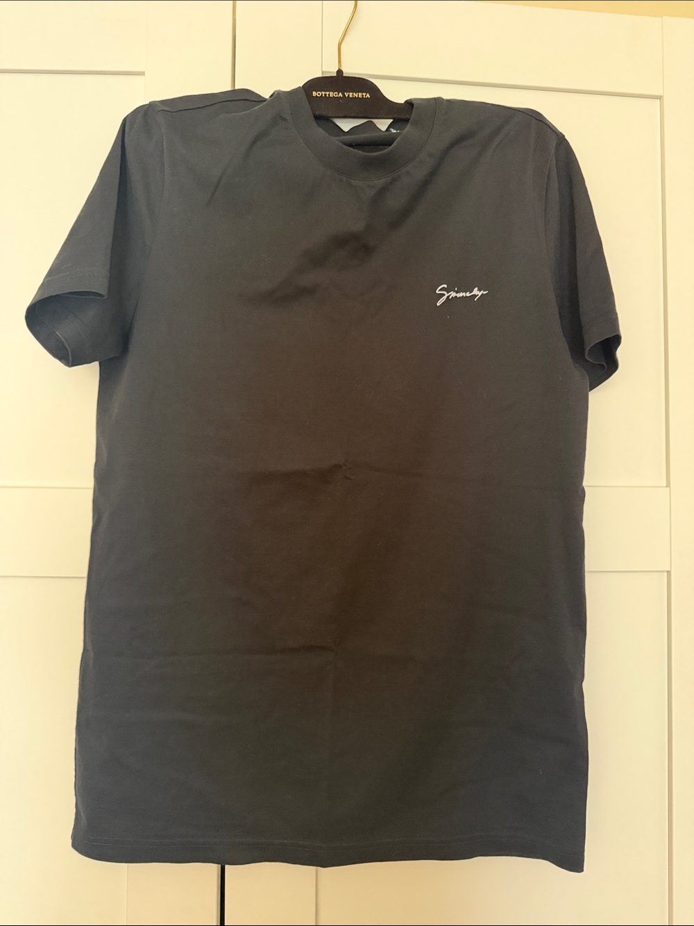 GIVENCHY Logo Crew Neck T-Shirt in Black XS OVERSIZED